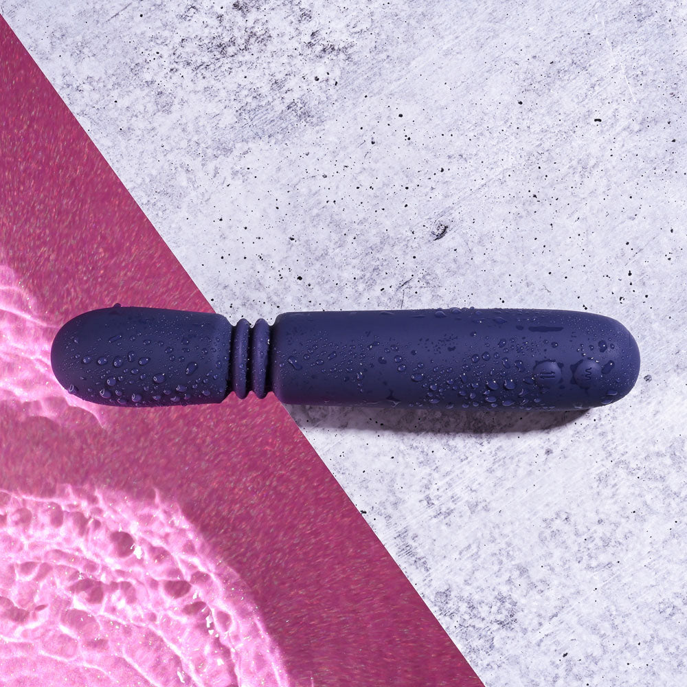 Evolved HANDY THRUSTER - Purple 20.3 cm USB Rechargeable Thrusting Vibrator