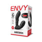 Envy Sidetrack Contoured P-Spot Vibrator - Black USB Rechargeable Prostate Massager with Wireless Remote