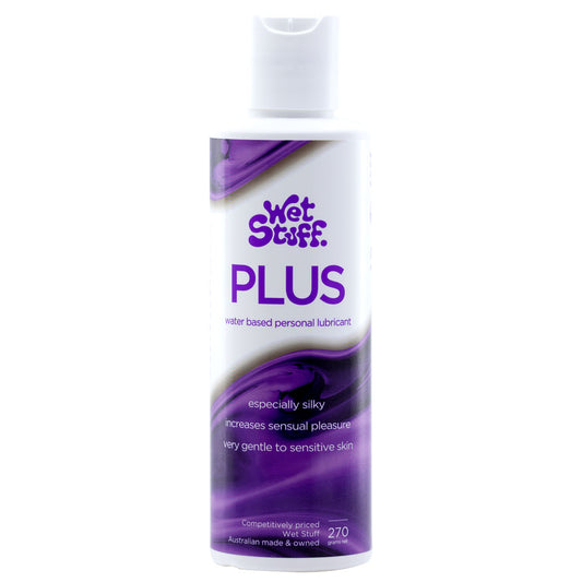 Wet Stuff Plus - 270g Disk - Water Based Lubricant - 270 grams Bottle-GW11108