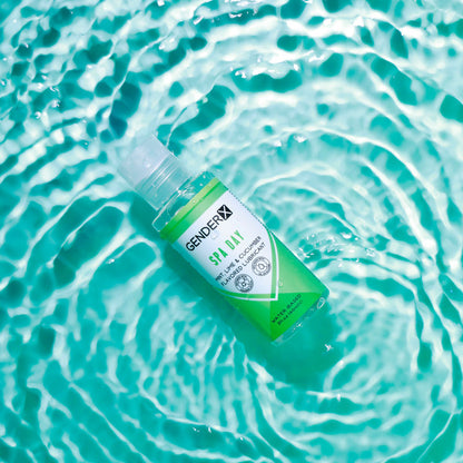 Gender X SPA DAY Flavoured Lube - 60 ml - Mint, Lime & Cucumber Flavoured Water Based Lubricant - 60 ml Bottle