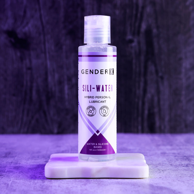 Gender X SILI-WATER - 120 ml - Hybrid Lubricant - 120 ml Bottle