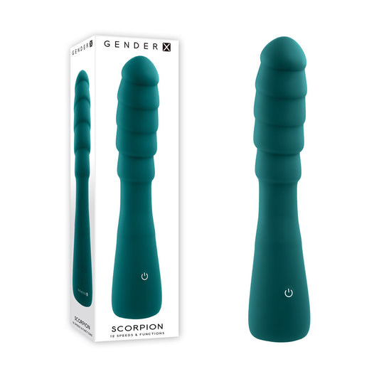 Gender X SCORPION - Green 21.2 cm USB Rechargeable Vibrator