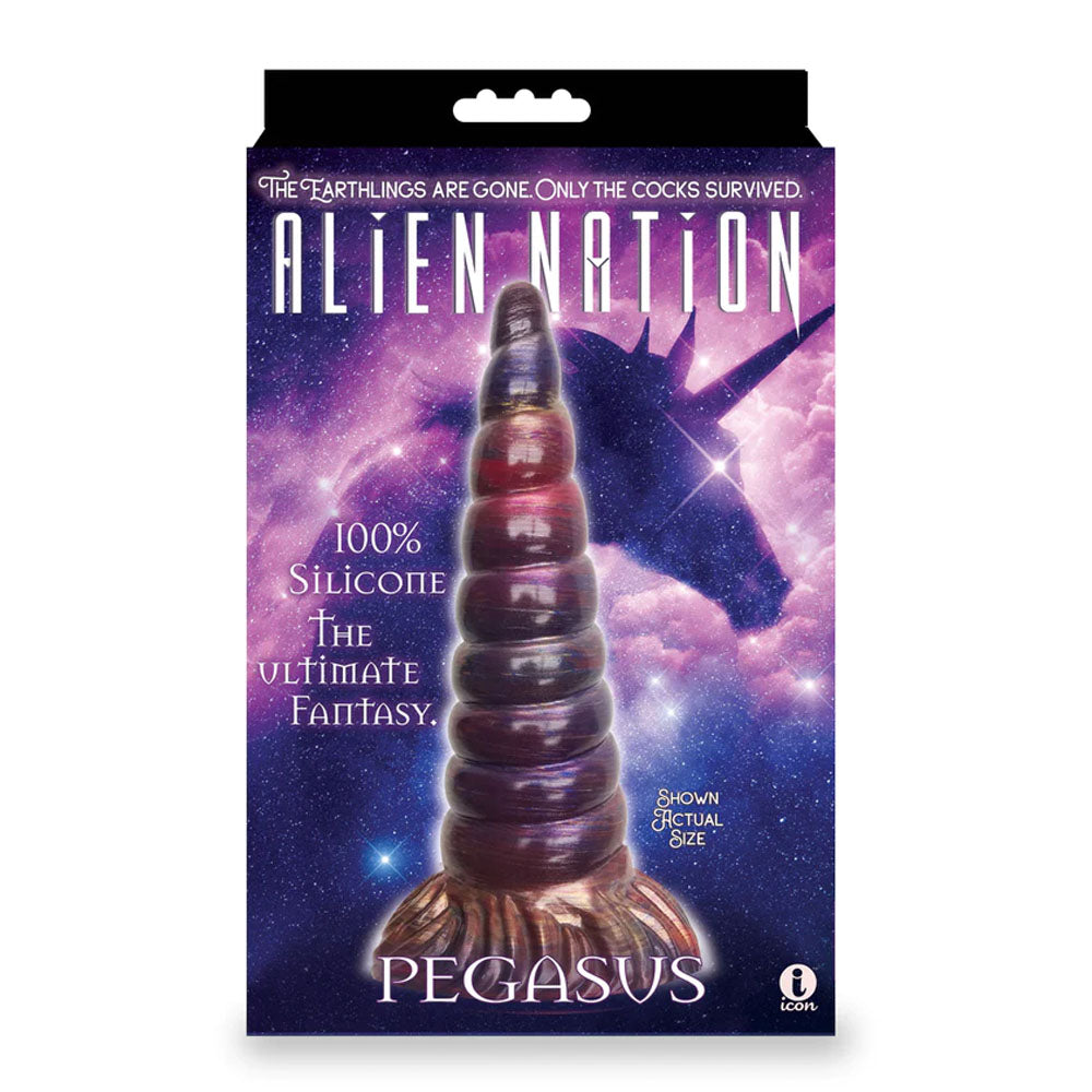 Alien Nation - Pegasus - Metallic Coloured 20.3 cm Unicorn Fantasy Dong