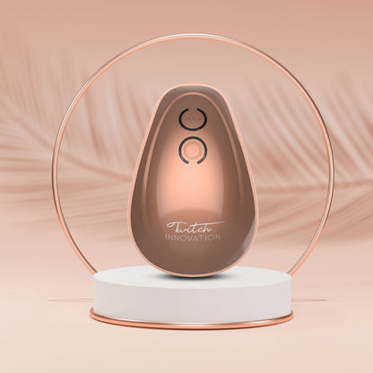 Twitch 1 - Rose Gold - Rose Gold USB Rechargeable Suction Vibrator