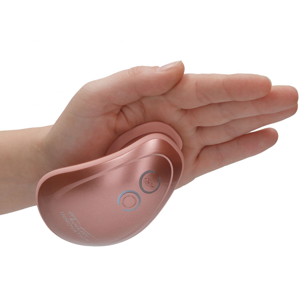 Twitch 1 - Rose Gold - Rose Gold USB Rechargeable Suction Vibrator