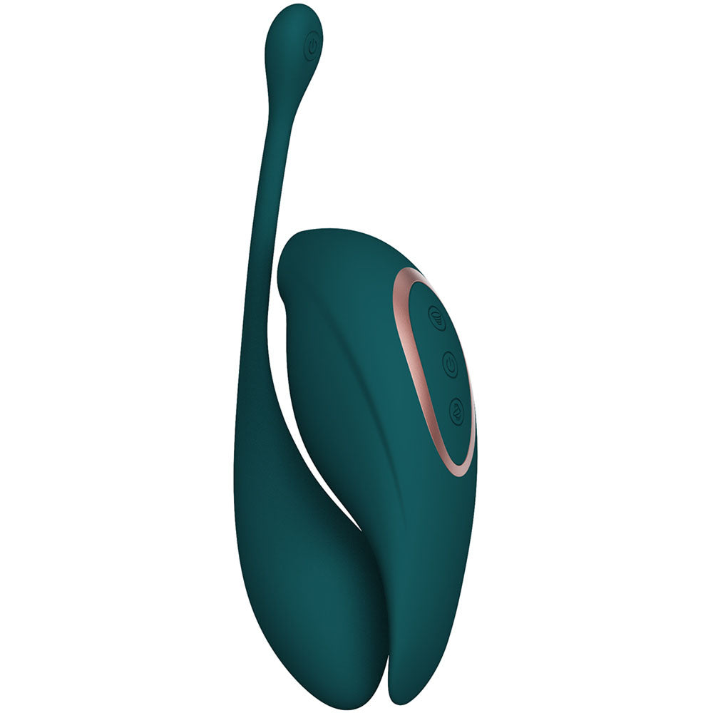 Twitch 2 - Green - Green US Rechargeable Suction Vibrator with Remote Vibrating Egg