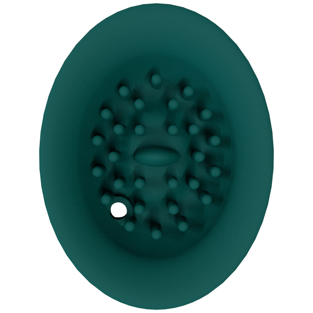 Twitch 3 - Green - Green USB Rechargeable Suction Vibrator