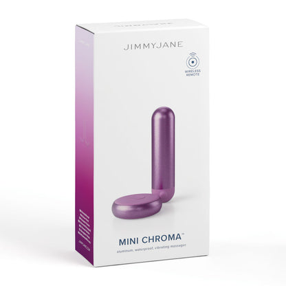 JimmyJane Mini Chroma - Purple - Purple 7.8 cm USB Rechargeable Bullet with Wireless Remote