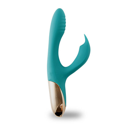 Maia Skyler - Green 21.6 cm USB Rechargeable Bendable Rabbit Vibrator