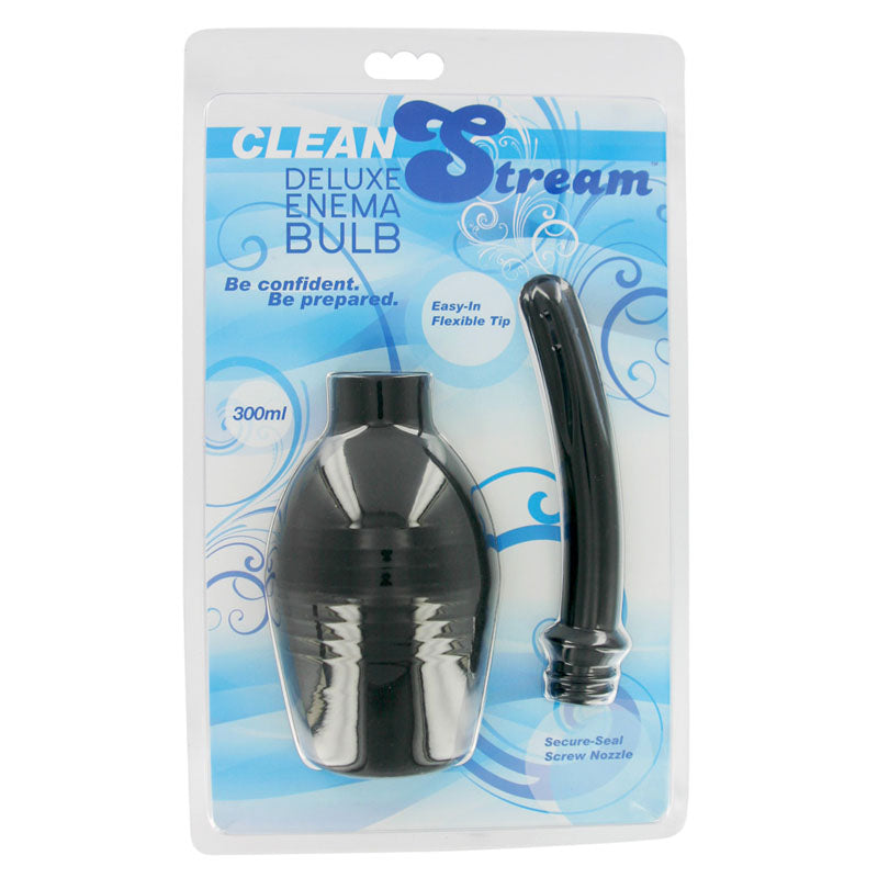 Cleanstream Deluxe Enema Bulb - Black Douche