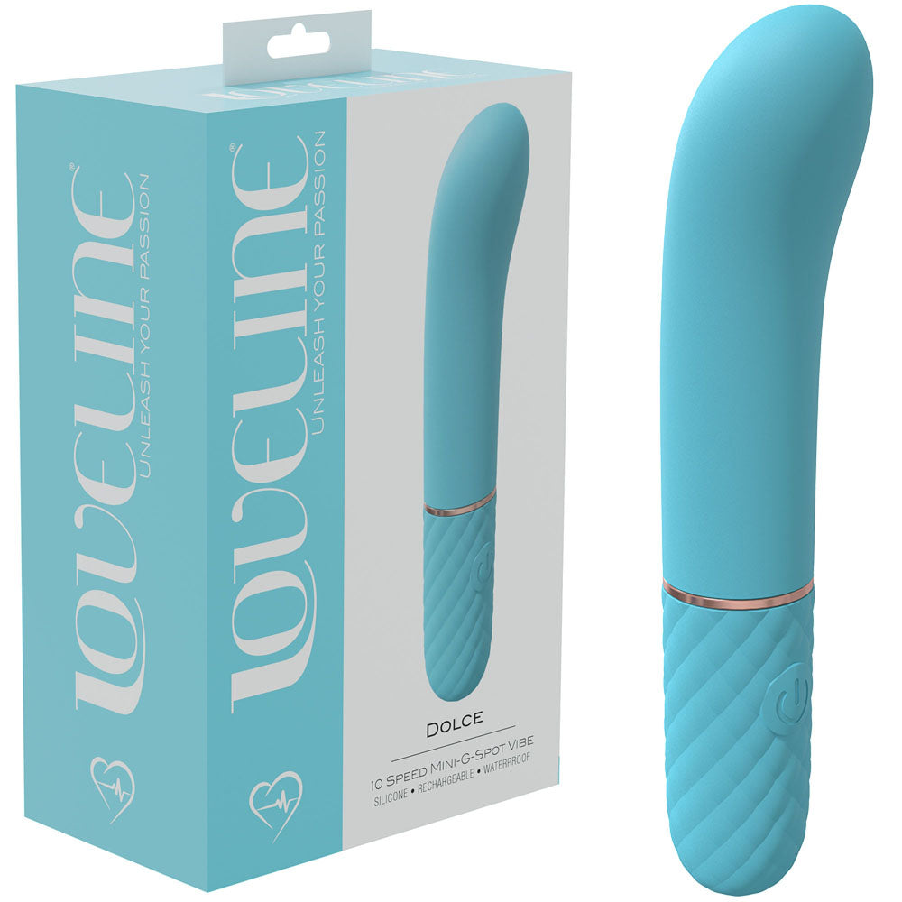 LOVELINE Dulce - Blue - Blue 12 cm USB Rechargeable Vibrator