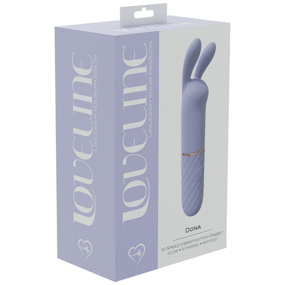 LOVELINE Dona - Purple - Lavender 11 cm USB Rechargeable Mini Vibrator