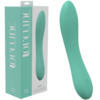 LOVELINE Lust - Green - Green 17 cm USB Rechargeable Vibrator