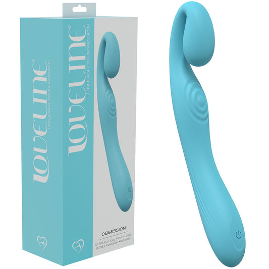 LOVELINE Obsession - Blue - Blue 18.4 cm USB Rechargeable Vibrator