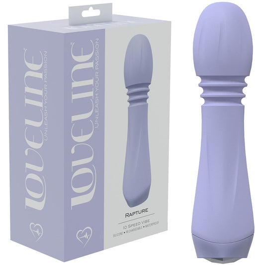 LOVELINE Rapture - Lavender 13.5 cm USB Rechargeable Massage Wand