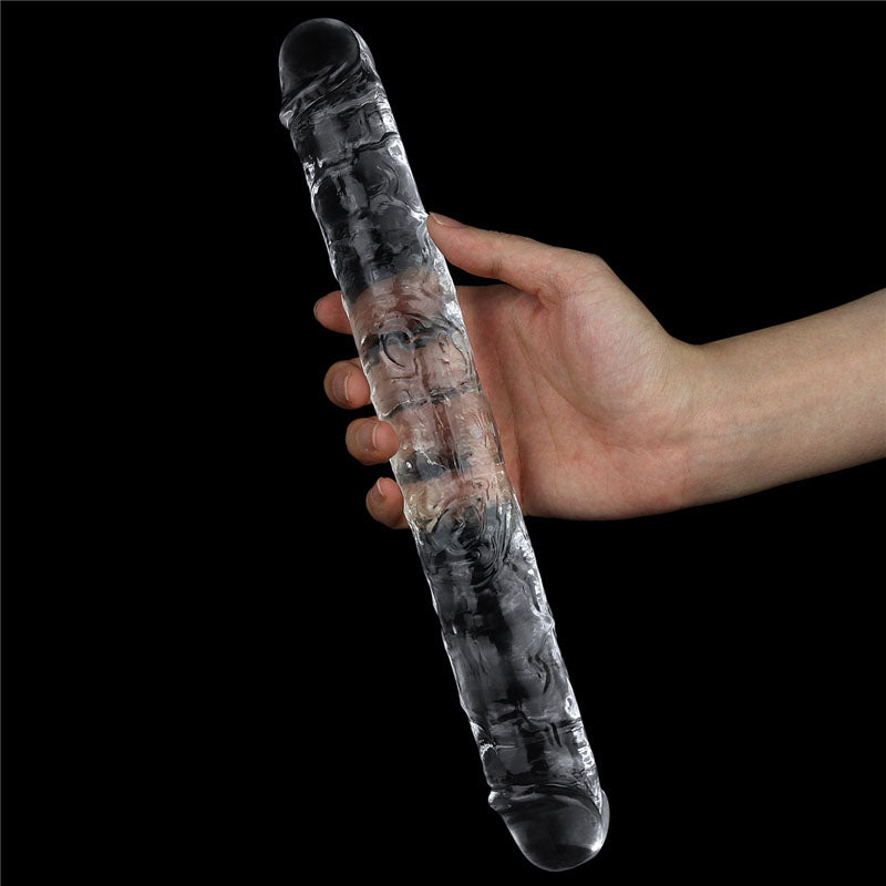 Flawless Clear Double Dildo 12'' - Clear 30 cm Double Dong