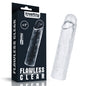 Flawless Clear Penis Sleeve 1'' - Clear 2.5 cm Penis Extender Sleeve