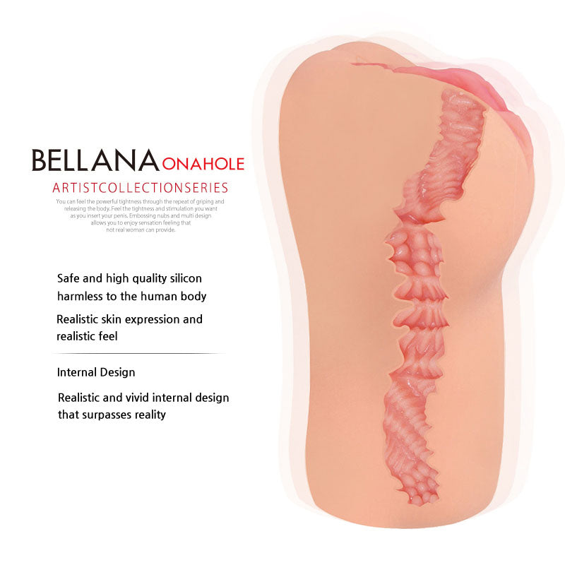 Kokos Bellana Onahole - Flesh Dual Layer Vagina Stroker