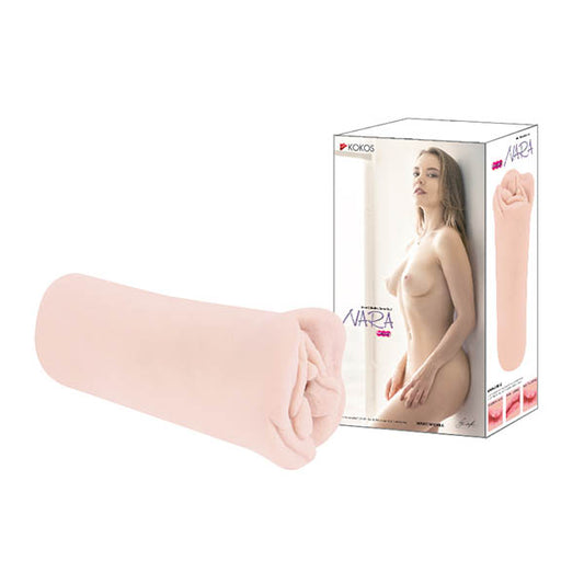 Kokos Mini Nara - Flesh Dual Layer Mini Vagina Stroker