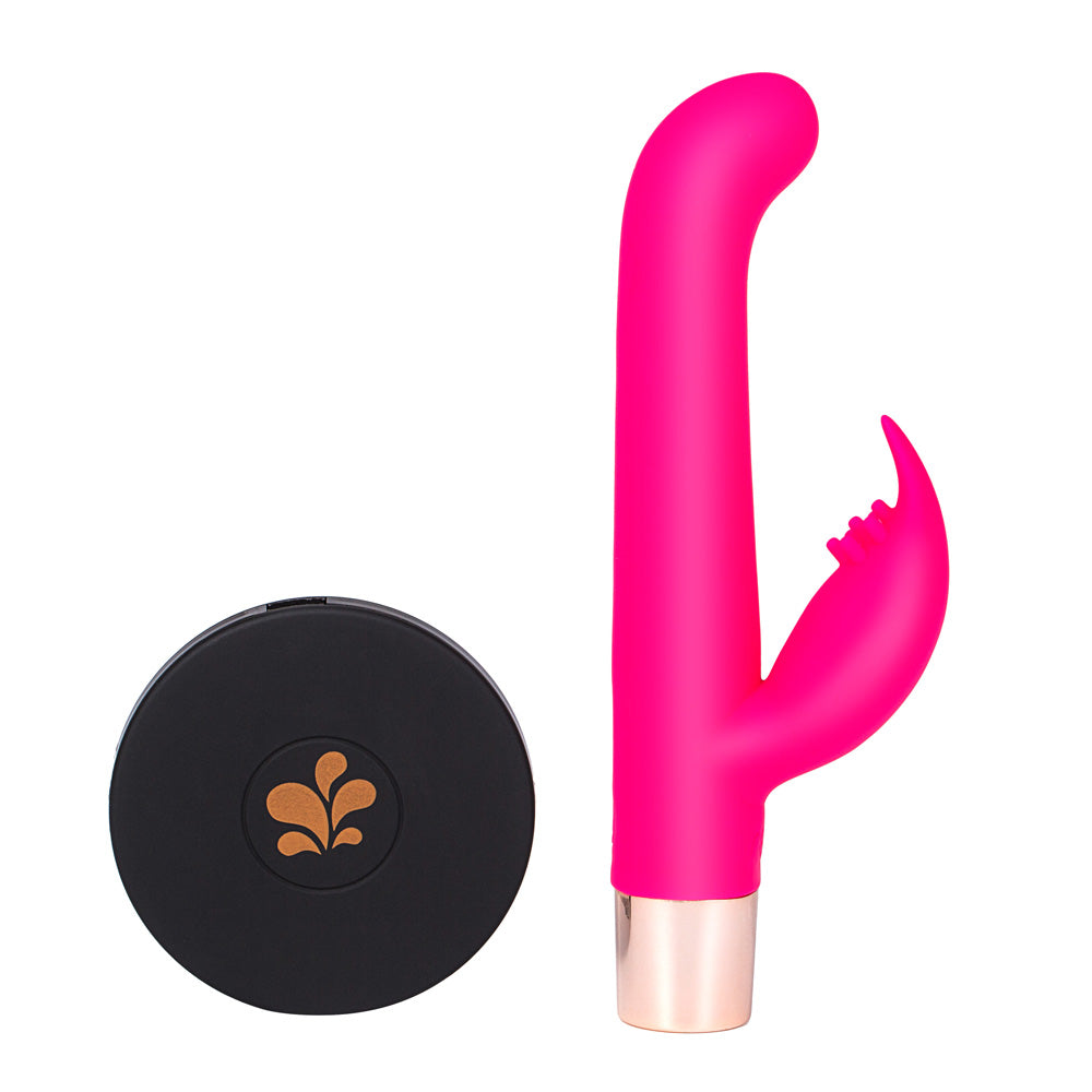 Maia HAILEY PRO - Pink 15.2 cm QI Wireless Rechargeable Rabbit Vibrator