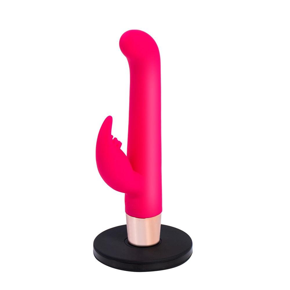 Maia HAILEY PRO - Pink 15.2 cm QI Wireless Rechargeable Rabbit Vibrator