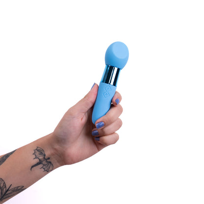 Maia RINA - Blue - Blue 13.3 cm USB Rechargeable Vibrator