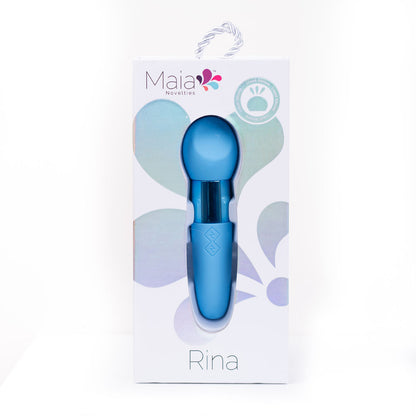 Maia RINA - Blue - Blue 13.3 cm USB Rechargeable Vibrator