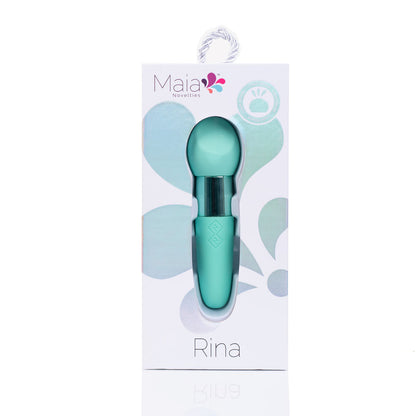 Maia RINA - Teal - Teal 13.3 cm USB Rechargeable Vibrator