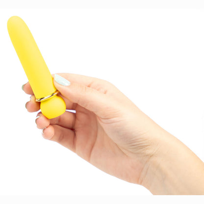 Maia JAGUAR - Yellow - Yellow 10.1 cm USB Rechargeable Bullet