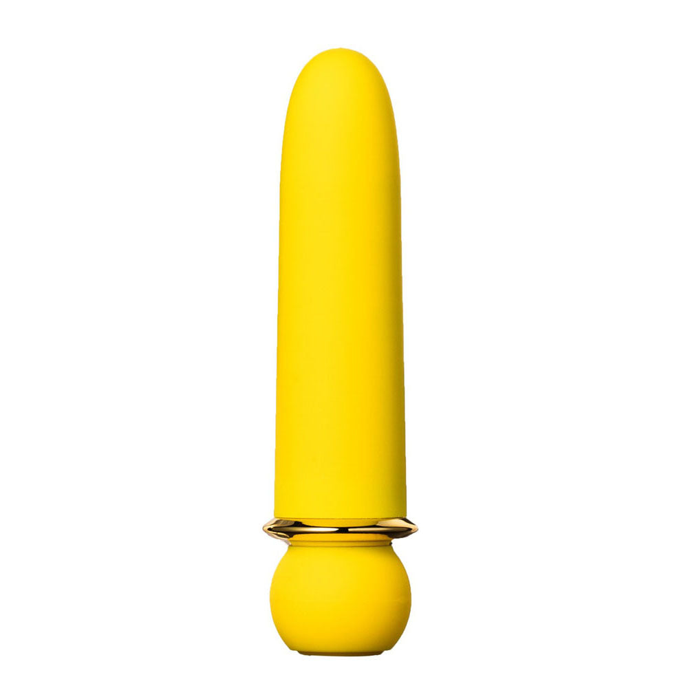 Maia JAGUAR - Yellow - Yellow 10.1 cm USB Rechargeable Bullet