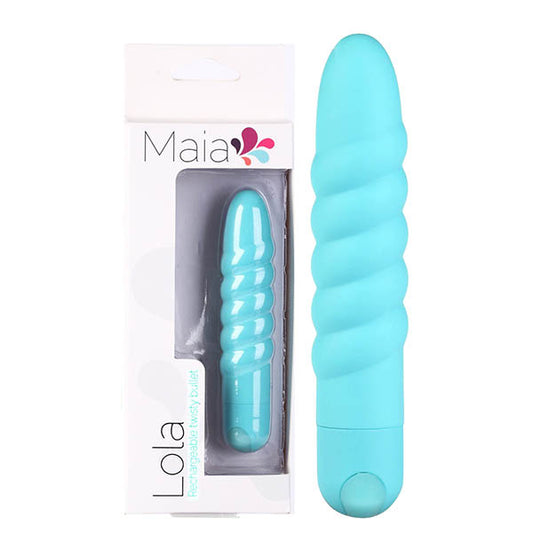 Maia Lola - Teal 11.5 cm USB Rechargeable Vibrator