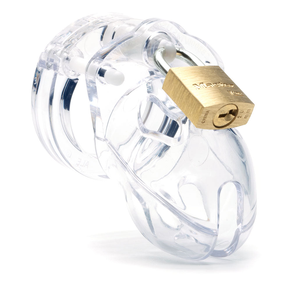 Mr. Stubb Chastity Cock Cage Kit - Clear - Clear 1.75 Inch Cock Cage Kit