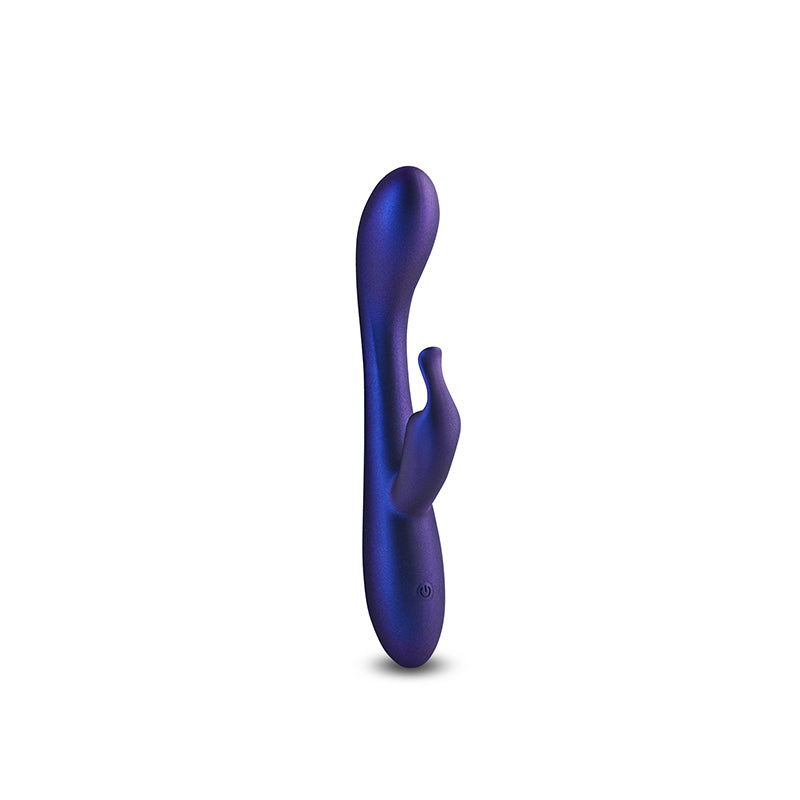 Royals - Empress - Metallic Blue - Metallic Blue 19.1 cm USB Rechargeable Rabbit Vibrator