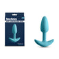 Techno - Trance - Blue 10.9 cm USB Rechargeable Butt Plug with App Control