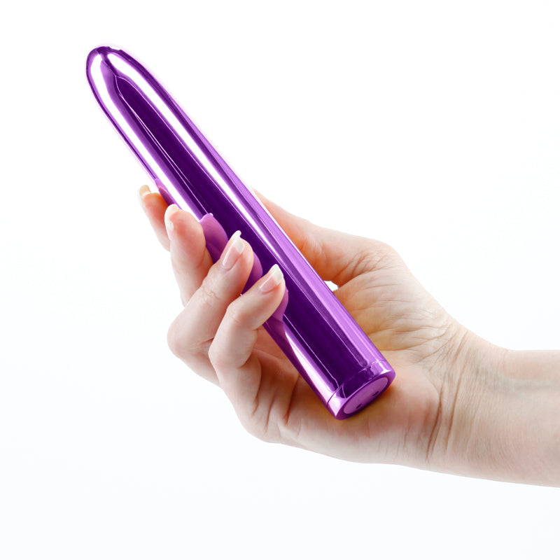 Chroma - Purple - Metallic Purple 17 cm USB Rechargeable Vibrator