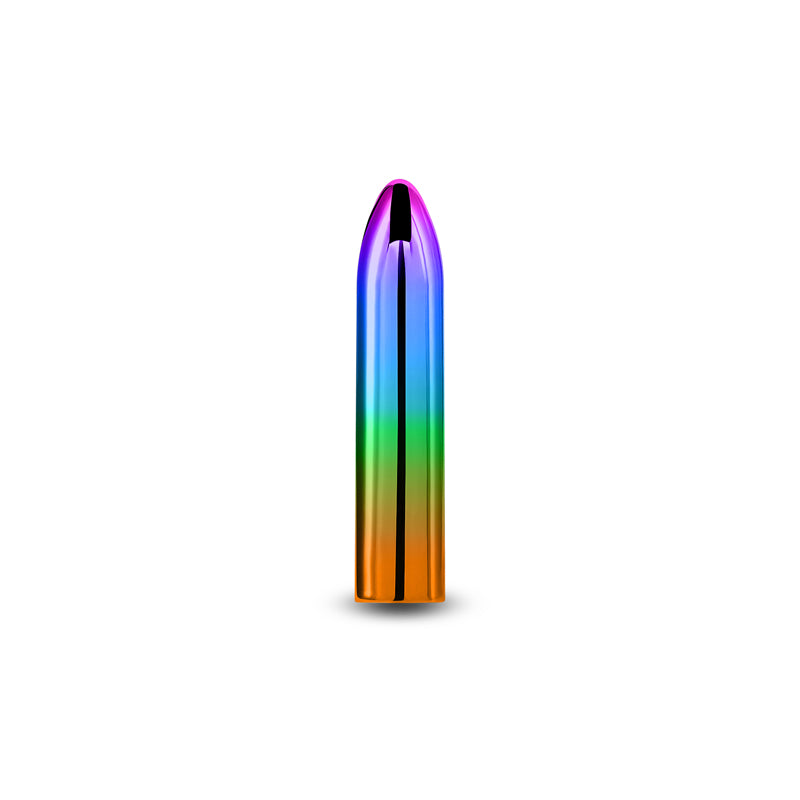 Chroma Rainbow - Medium - Metallic Rainbow 9 cm USB Rechargeable Mini Vibrator