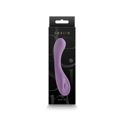 Desire - Pure - Dusty Lavender - Lavender 13.7 cm USB Rechargeable Vibrator