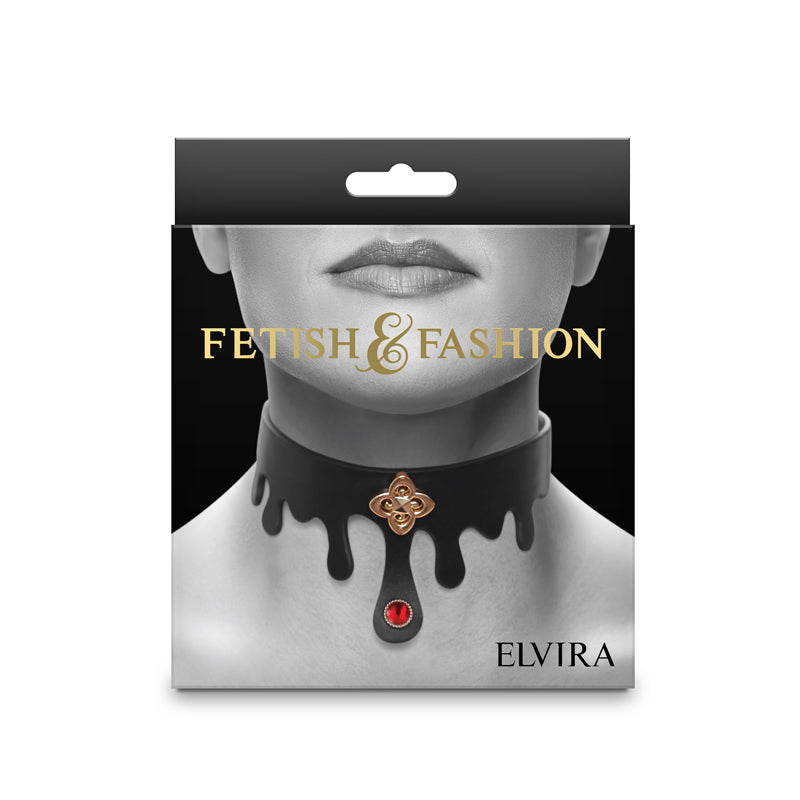 Fetish & Fashion - Elvira Collar - Black Collar