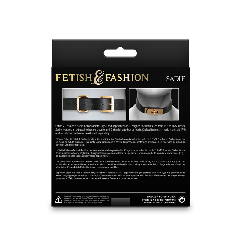 Fetish & Fashion - Sadie Collar - Black Collar