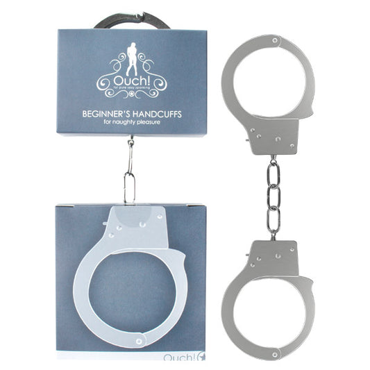 Ouch Beginner's Handcuffs - Metal Restraints