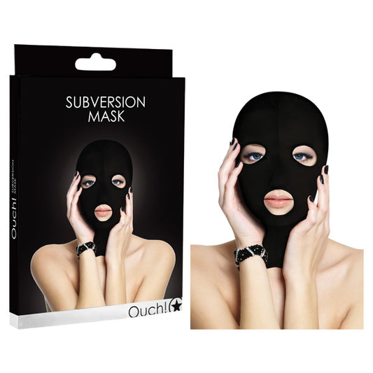 Ouch Subversion Mask - Black Hood Mask