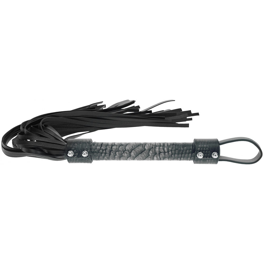 OUCH! Florence Collection - Flogger - Black Flogger Whip