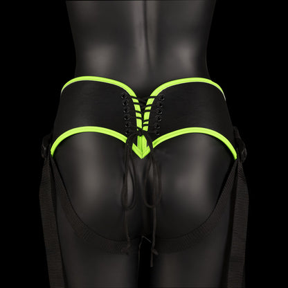 OUCH! Glow In The Dark Strap-on Harness - Glow in Dark 14.5 cm Strap-On