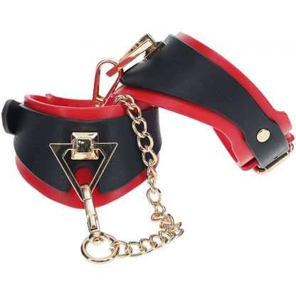 OUCH! Milan Collection - Handcuffs - Black/Red Restraints