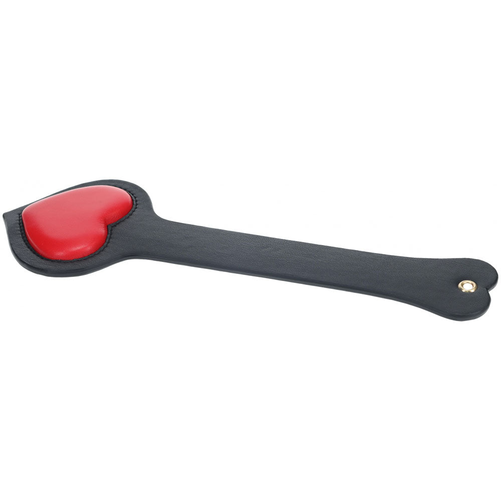 OUCH! Milan Collection - Paddle - Black/Red Heart Paddle