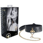 OUCH! Florence Collection - Collar with Leash - Black Restraint