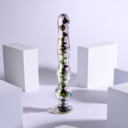 Playboy Pleasure JEWELS WAND - Clear Glass 20.3 cm Dildo