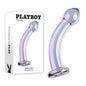 Playboy Pleasure JEWELS KING - Clear Glass 16.3 cm Dildo