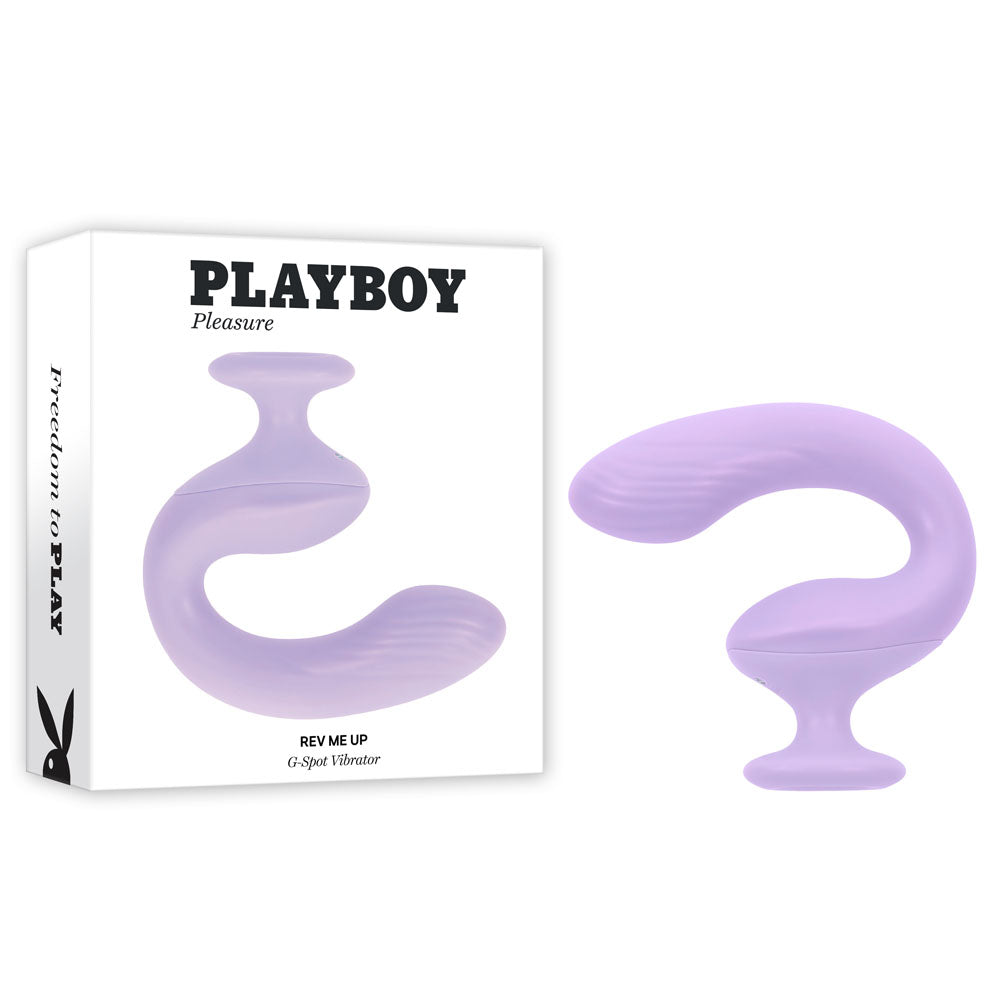 Playboy Pleasure REV ME UP - Purple USB Rechargeable Dual Motor Curved Vibrator