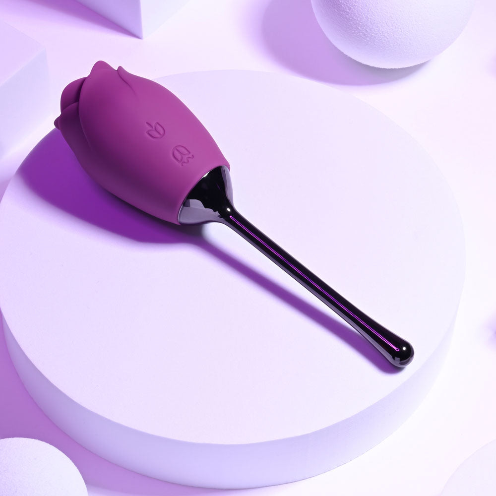 Playboy Pleasure PETAL - Purple USB Rechargeable Flicking Stimulator